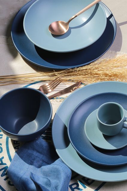 ظروف پذیرایی گل آبی