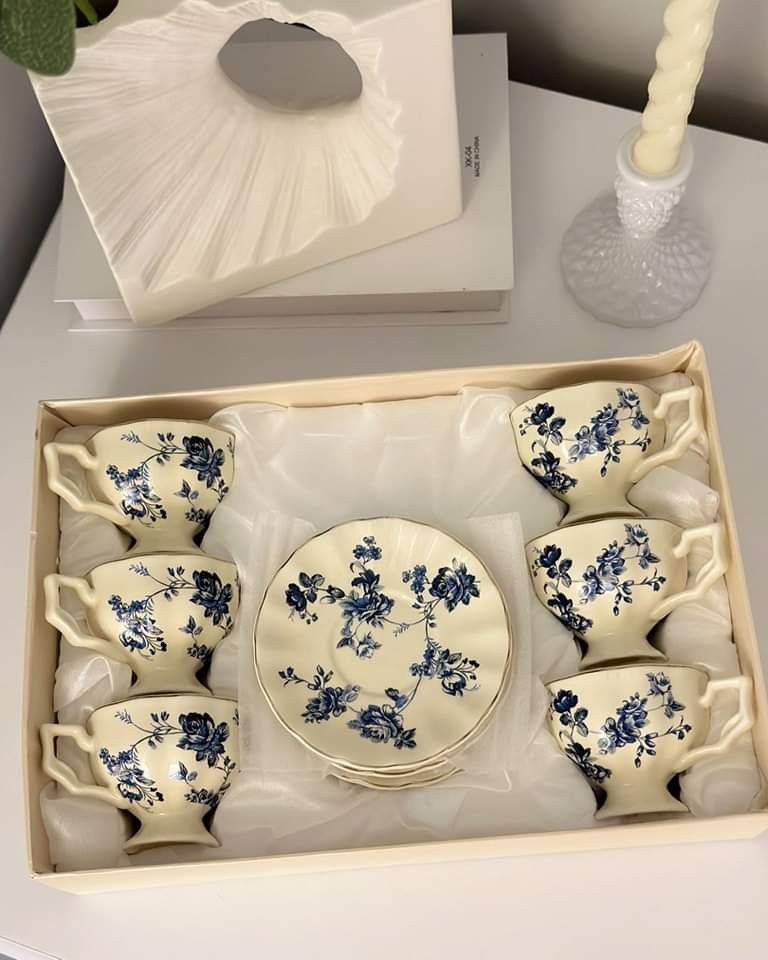 ظروف پذیرایی گل آبی