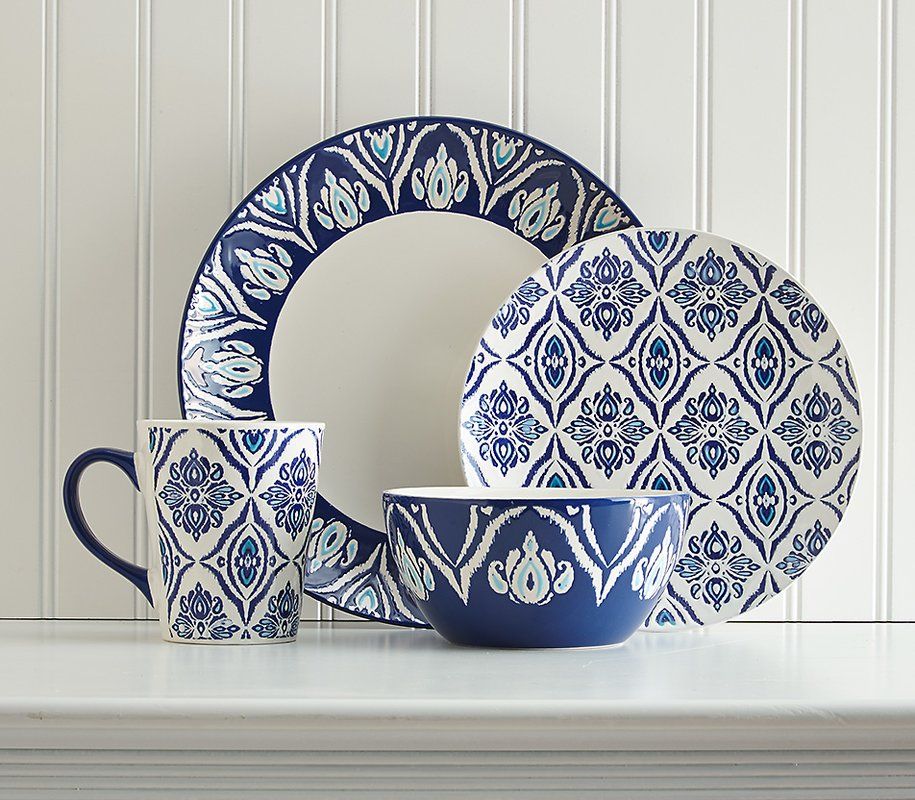 ظروف پذیرایی گل آبی