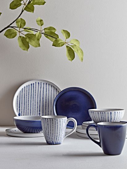 ظروف پذیرایی گل آبی