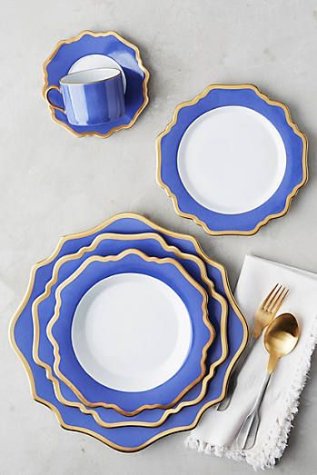 ظروف پذیرایی گل آبی