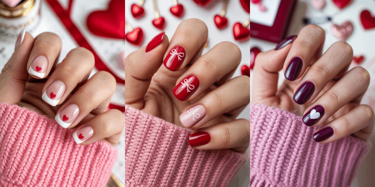 لاک دخترانه برای ناخن کوتاه