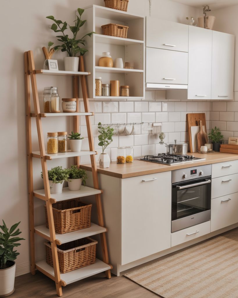 وسایل دکوری و نظم دهنده آشپزخانه چوبی و سرامیک