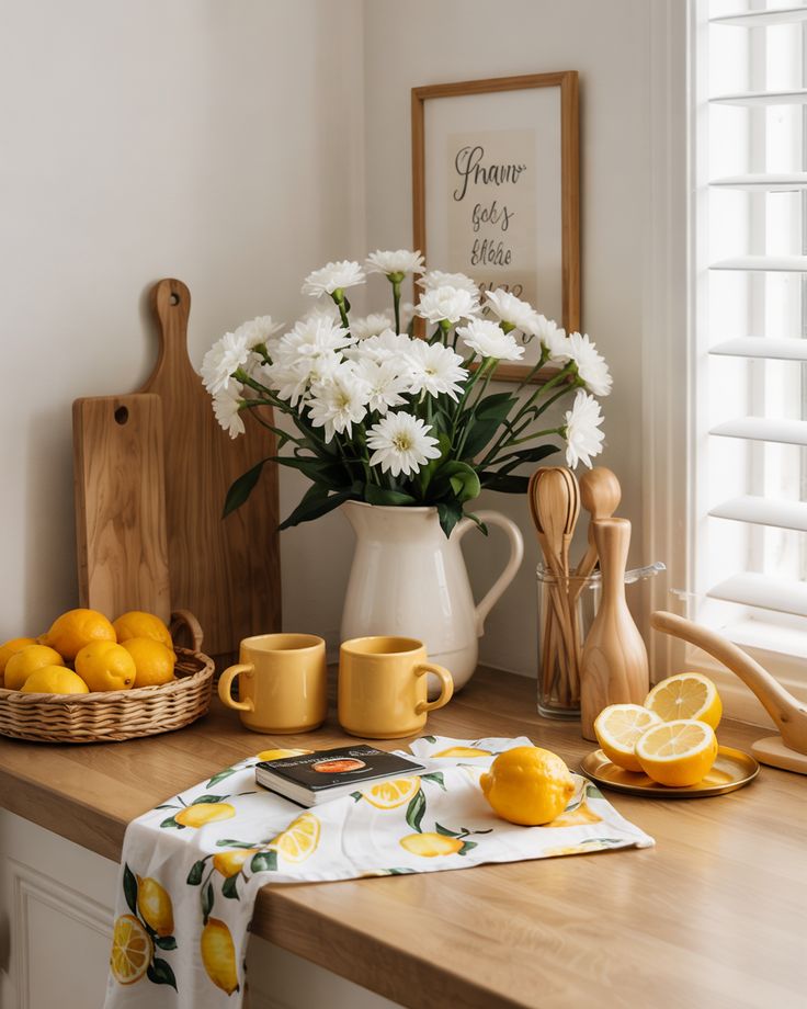 وسایل دکوری و نظم دهنده آشپزخانه چوبی و سرامیک