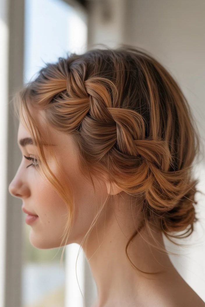 مدل بافت مو جلو سر