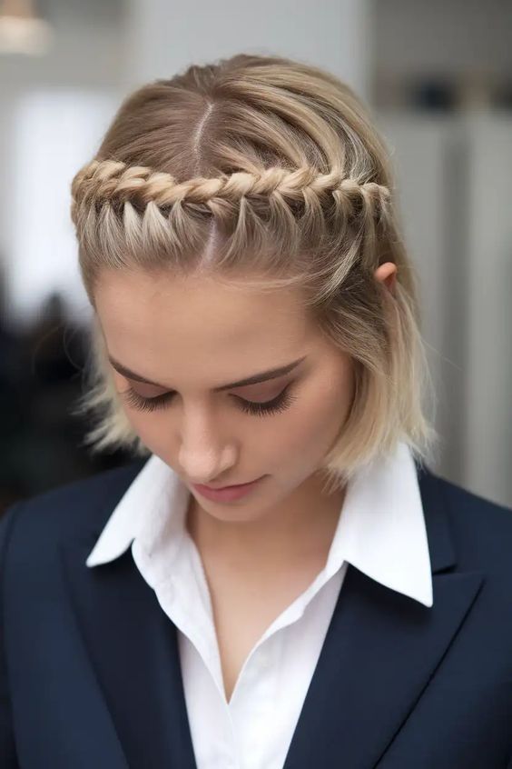 مدل بافت مو جلو سر