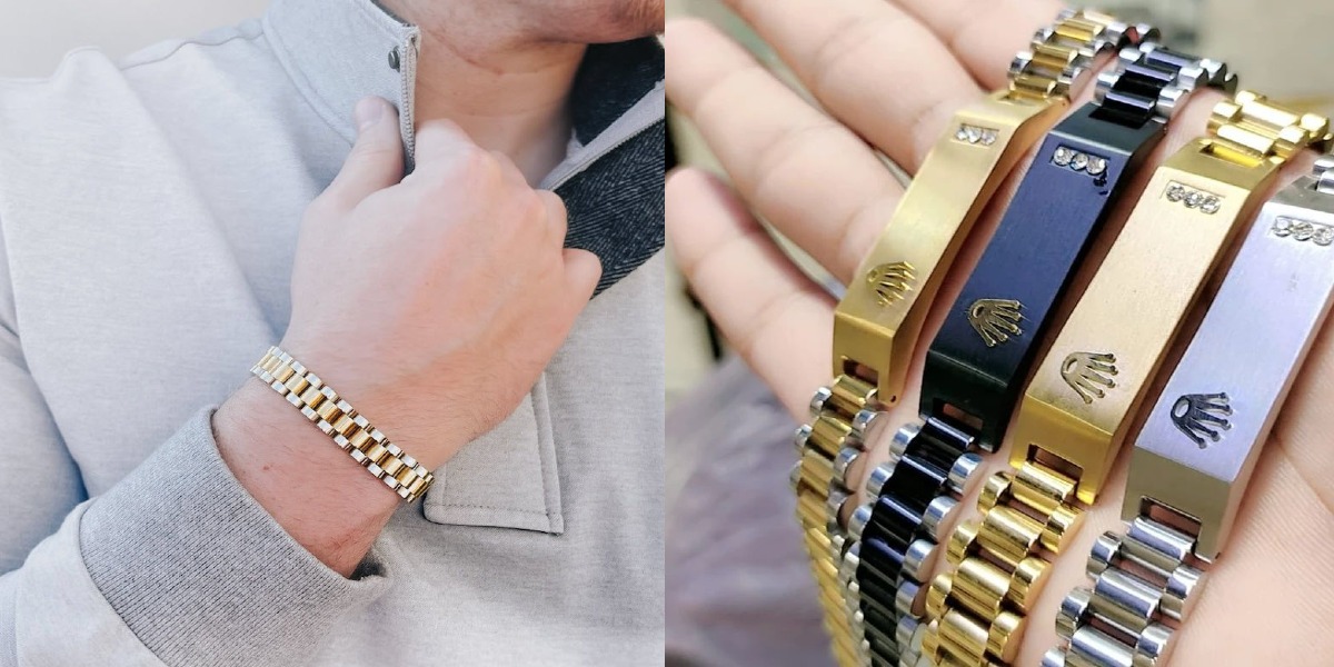 دستبند رولکس مردانه