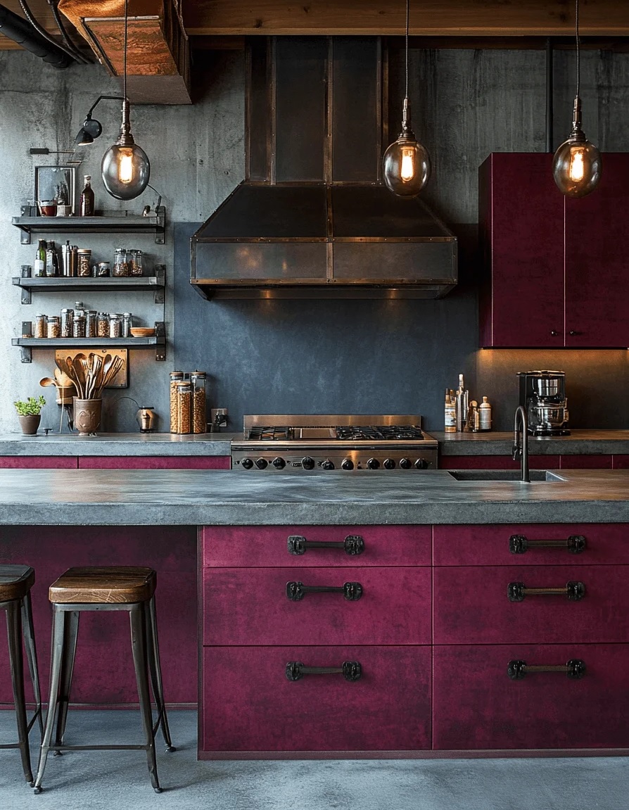 کابینت بورگاندی