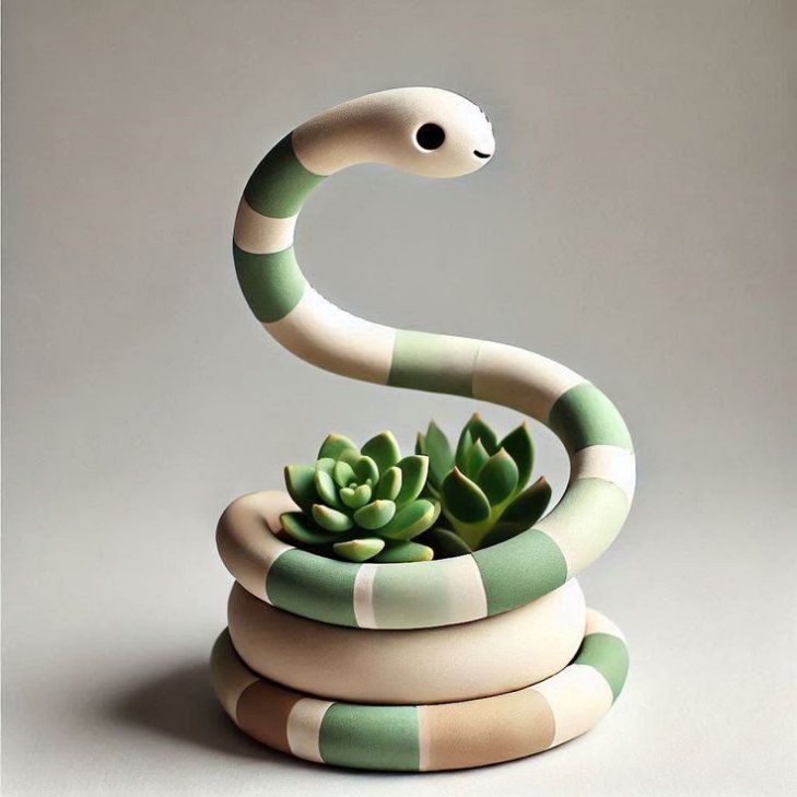 گلدان فانتزی و عروسکی طرح حیوانات