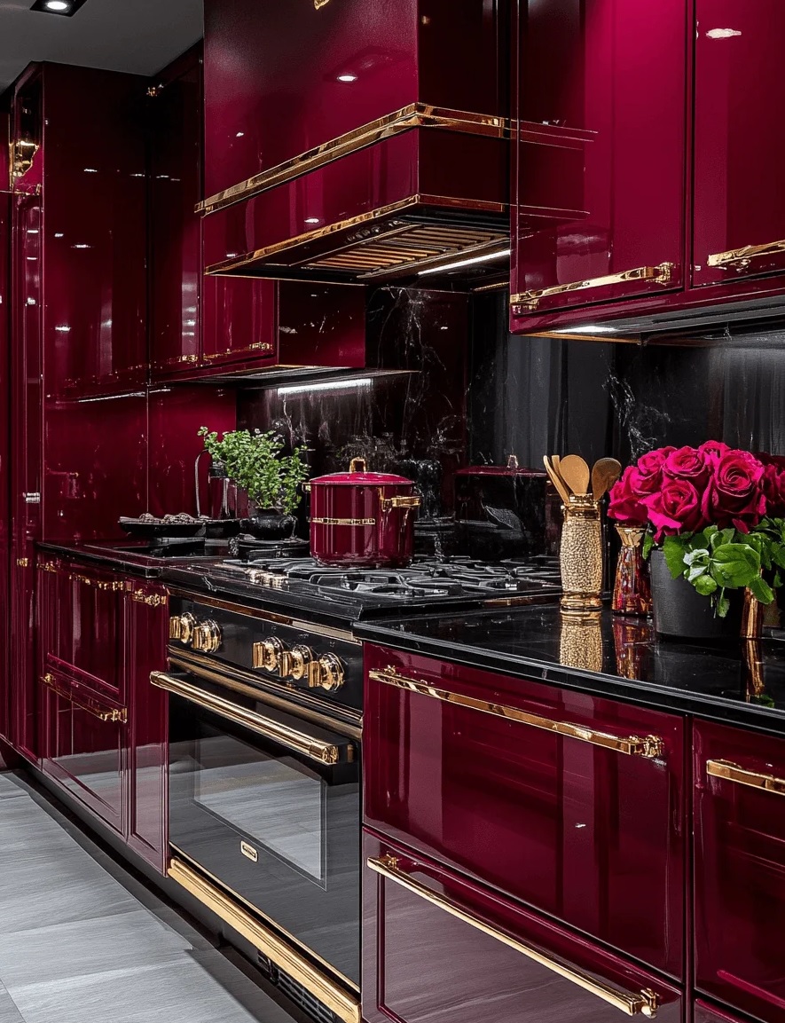 کابینت بورگاندی