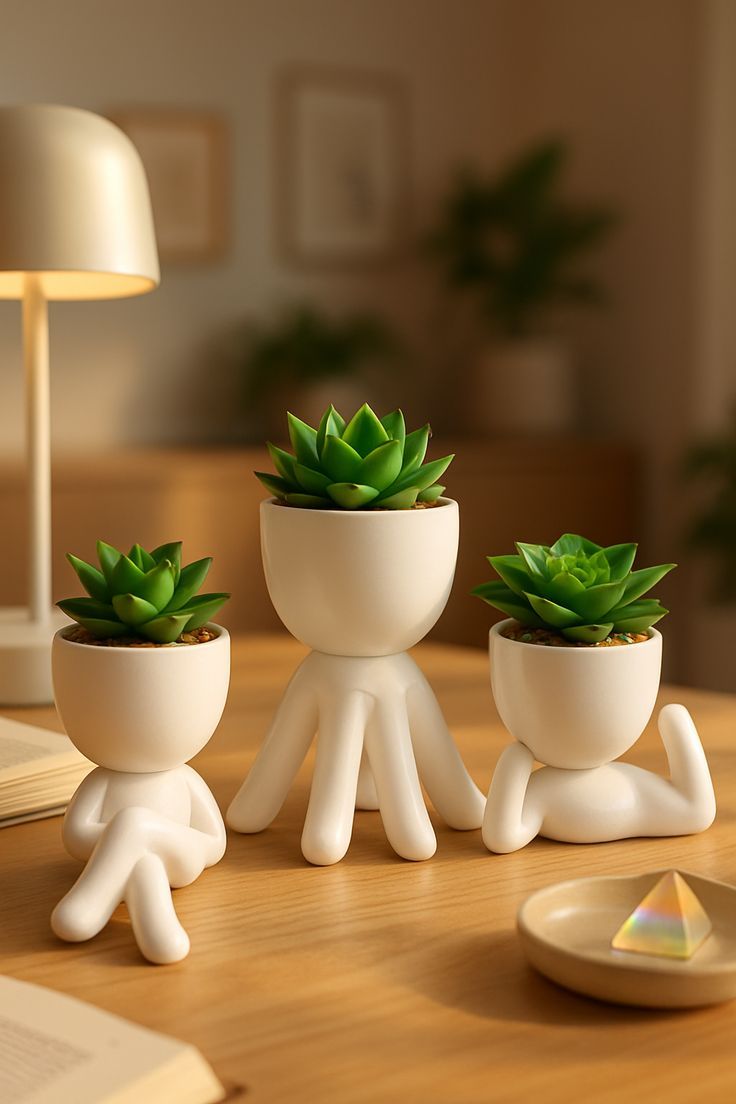 گلدان فانتزی و عروسکی طرح حیوانات