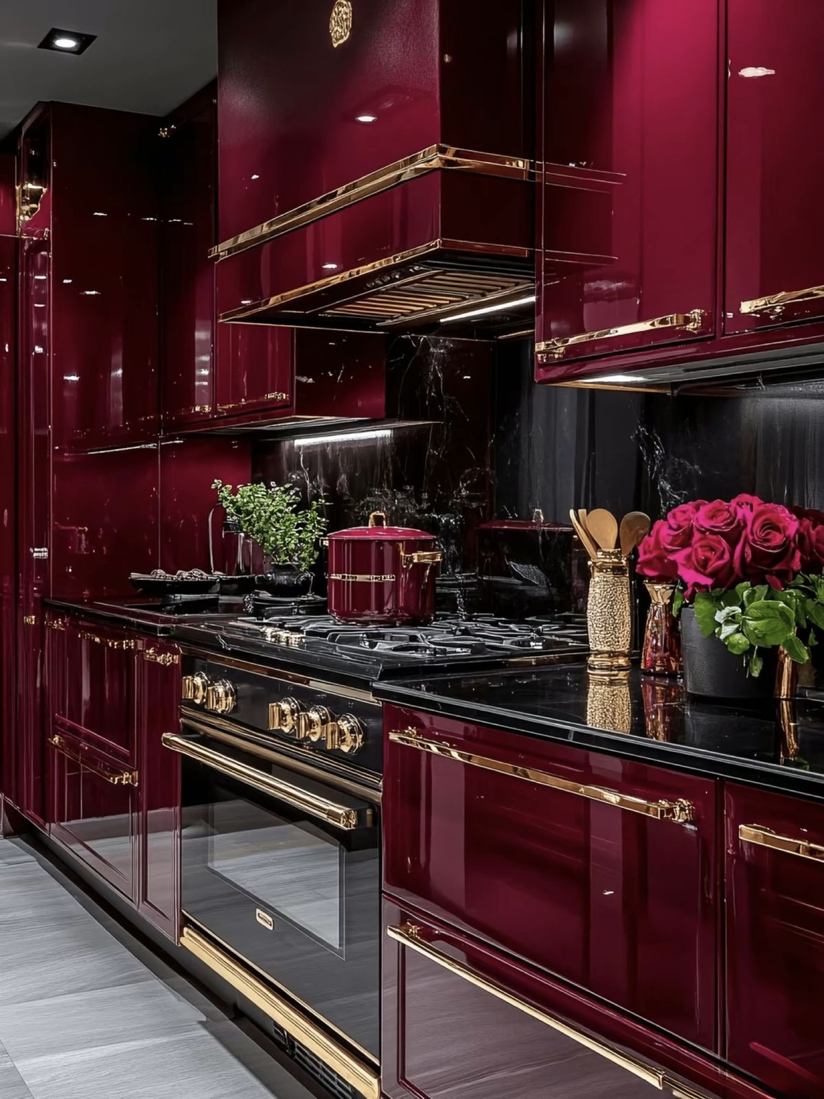 کابینت بورگاندی