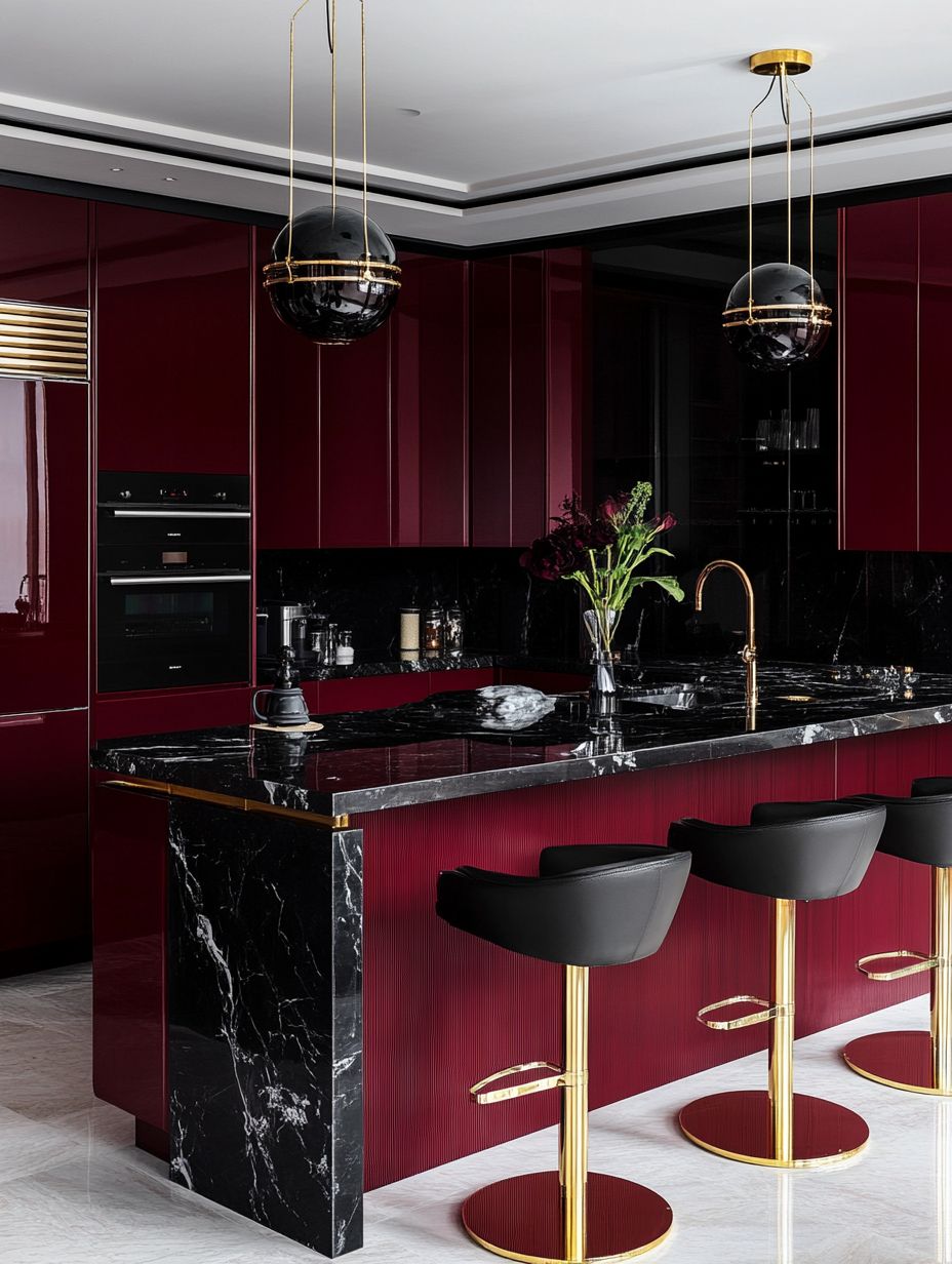 کابینت بورگاندی