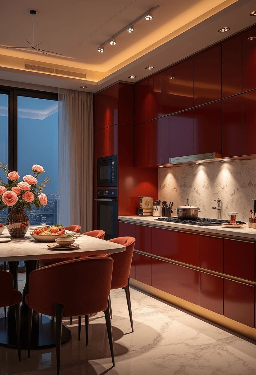 کابینت بورگاندی