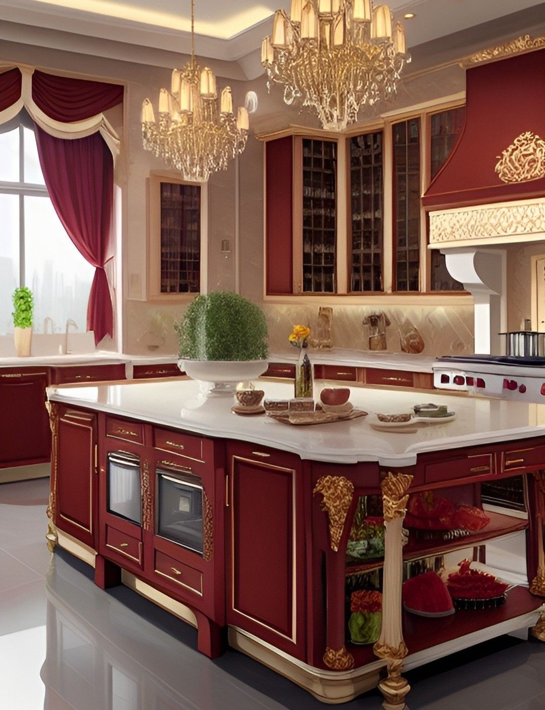 کابینت بورگاندی