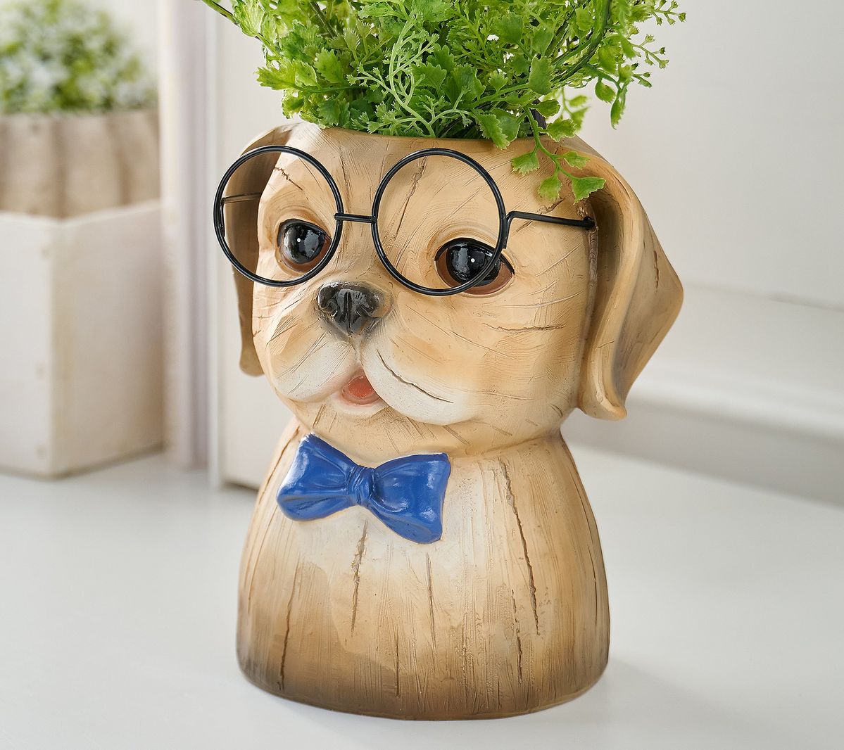 گلدان فانتزی و عروسکی طرح حیوانات