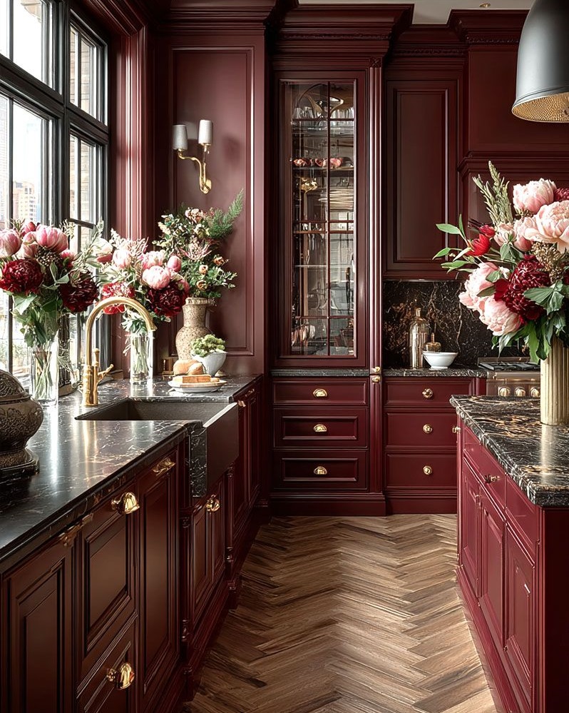 کابینت بورگاندی