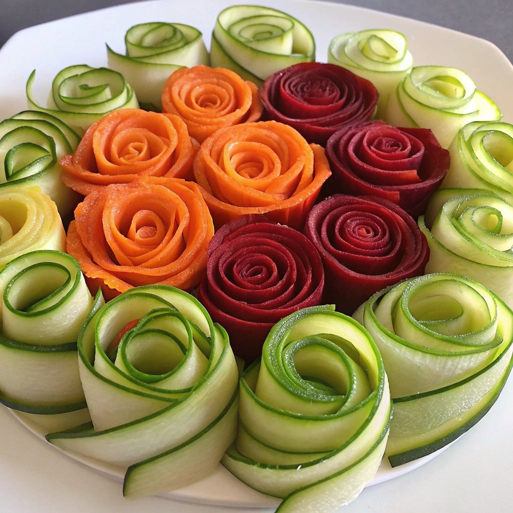 چیدمان و تزیین مخلفات کنار غذا