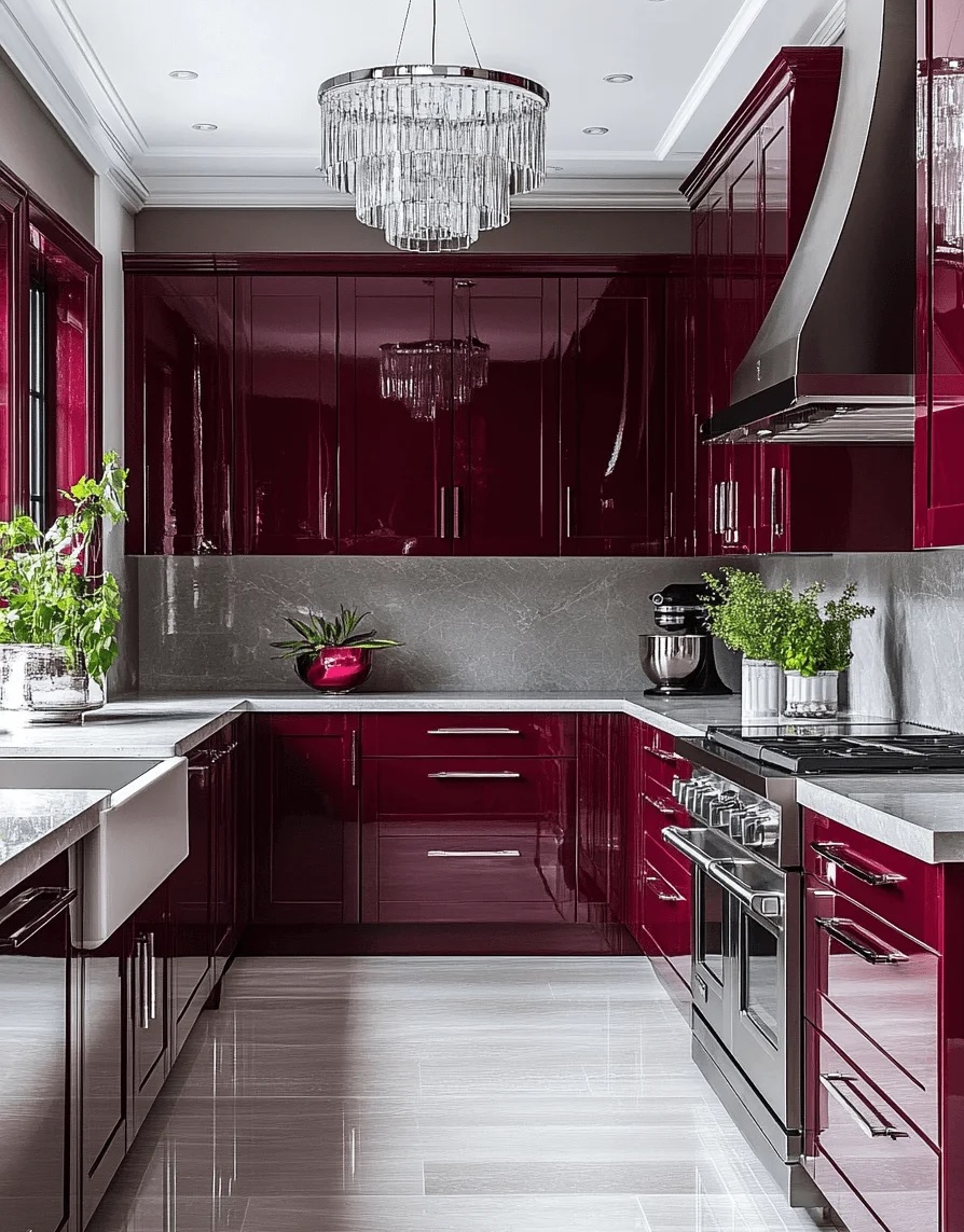 کابینت بورگاندی