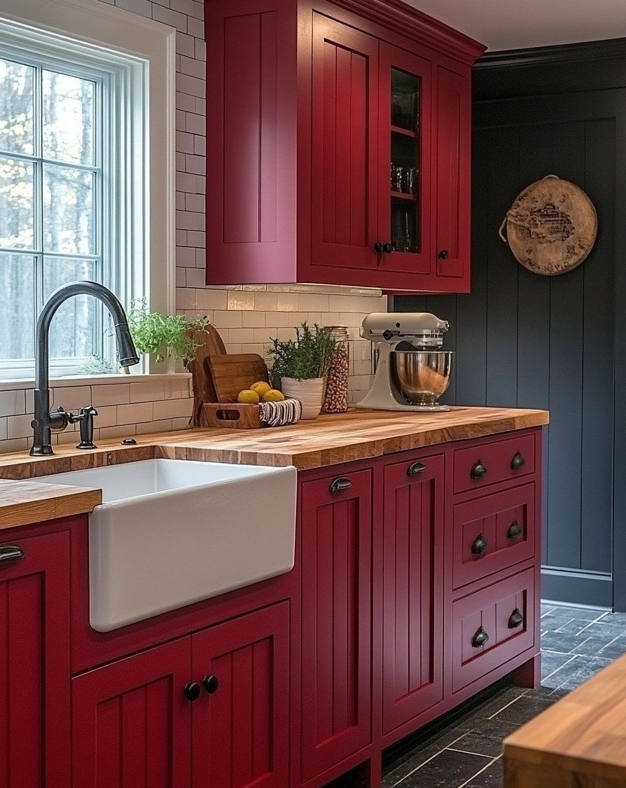 کابینت بورگاندی