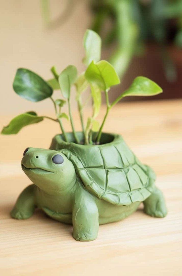 گلدان فانتزی و عروسکی طرح حیوانات