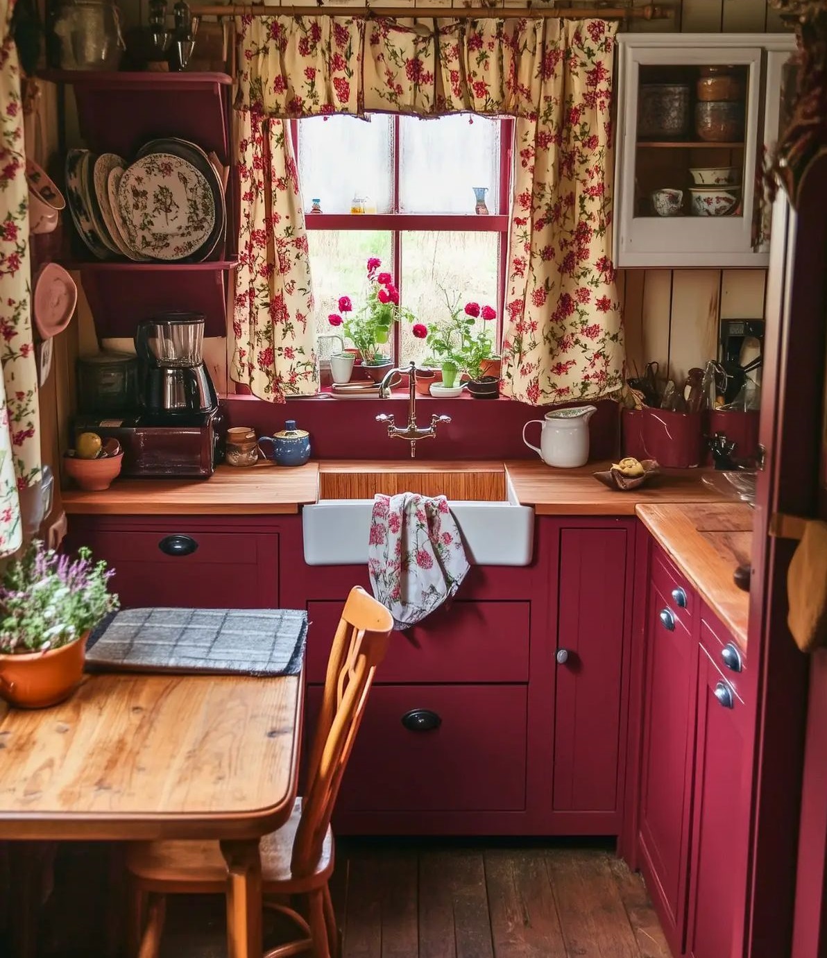 کابینت بورگاندی