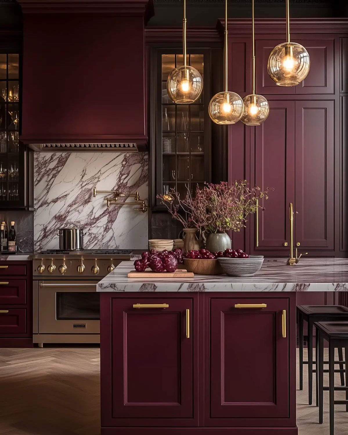 کابینت بورگاندی