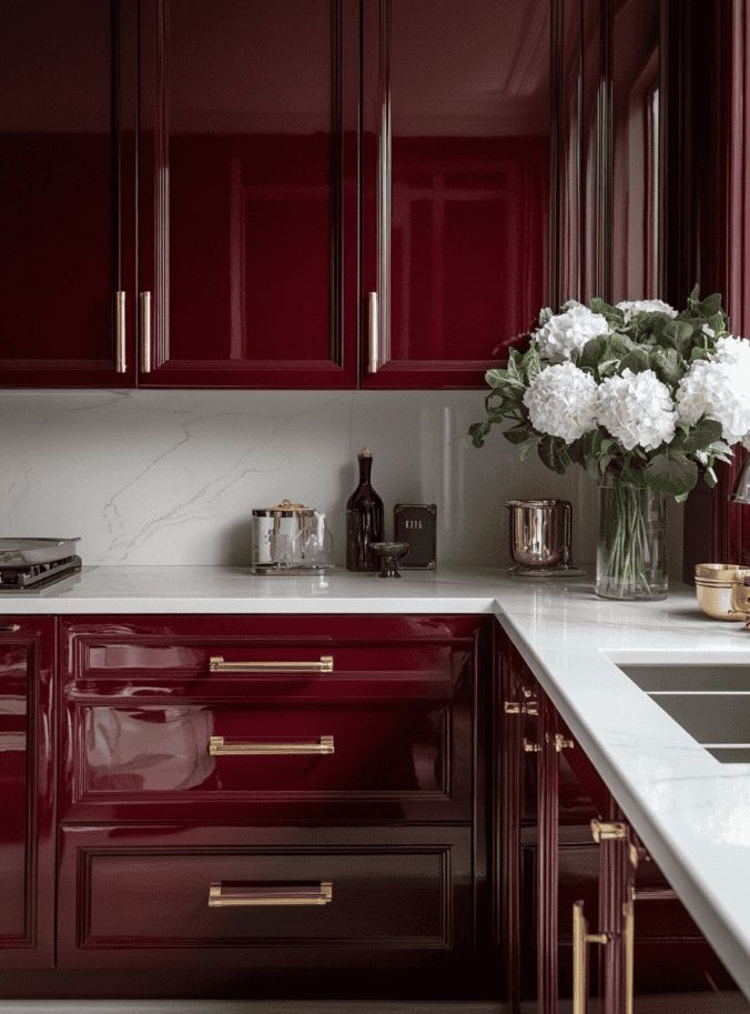 کابینت بورگاندی