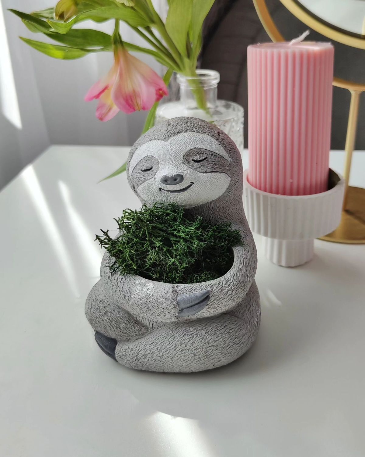 گلدان فانتزی و عروسکی طرح حیوانات