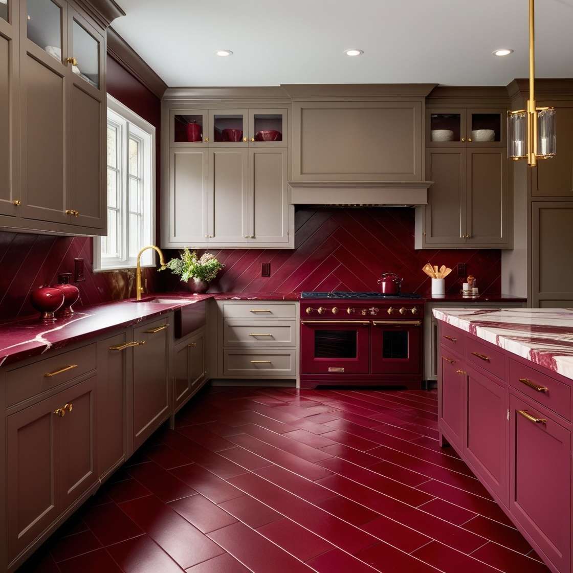 کابینت بورگاندی