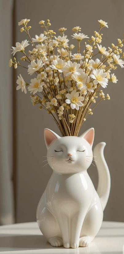 گلدان فانتزی و عروسکی طرح حیوانات