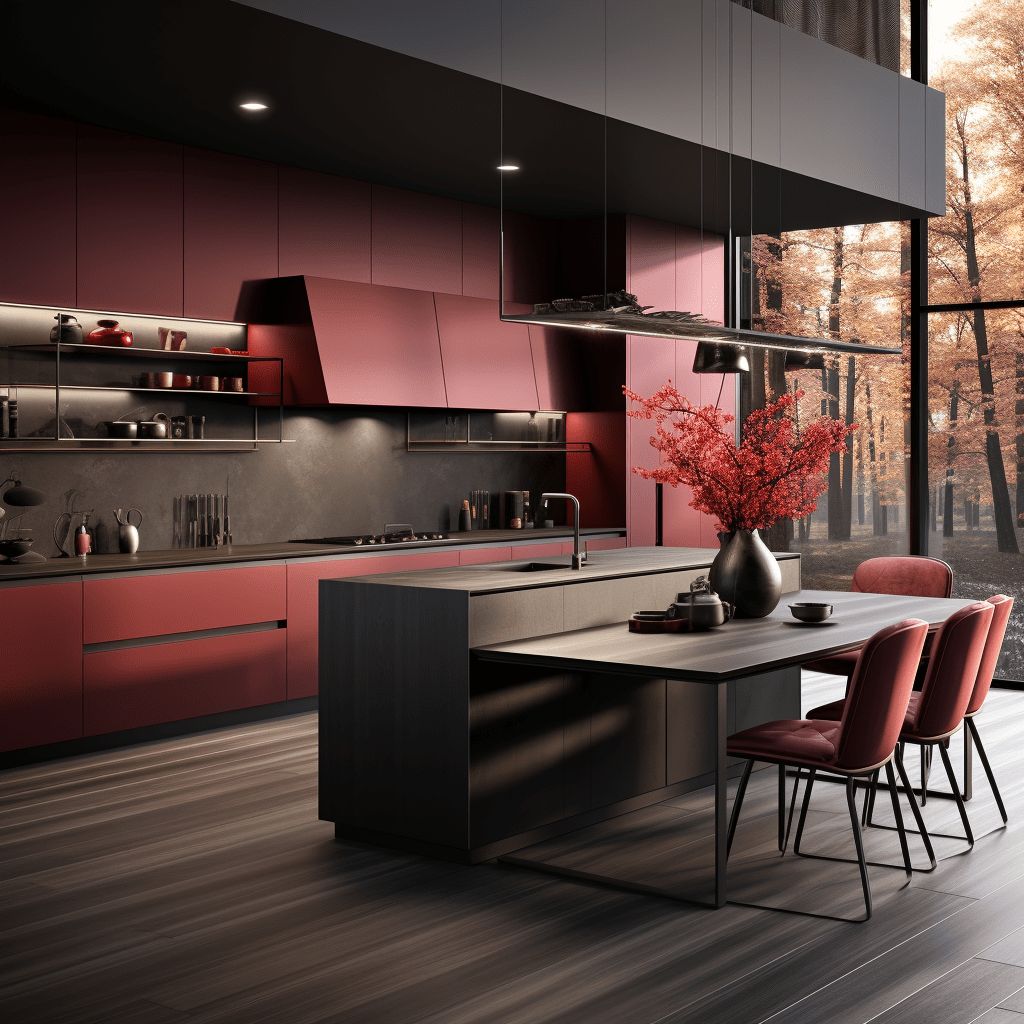 کابینت بورگاندی