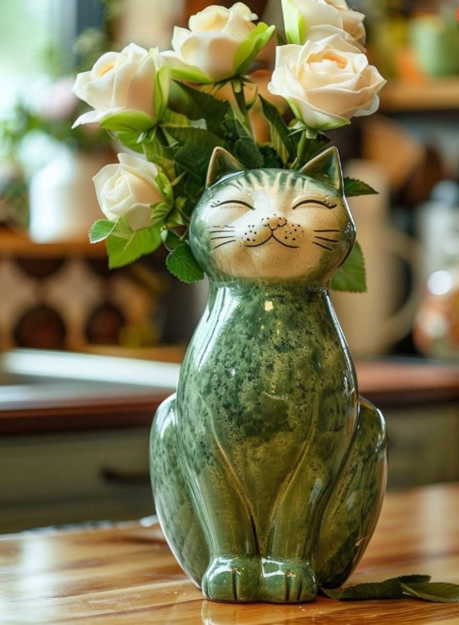 گلدان فانتزی و عروسکی طرح حیوانات