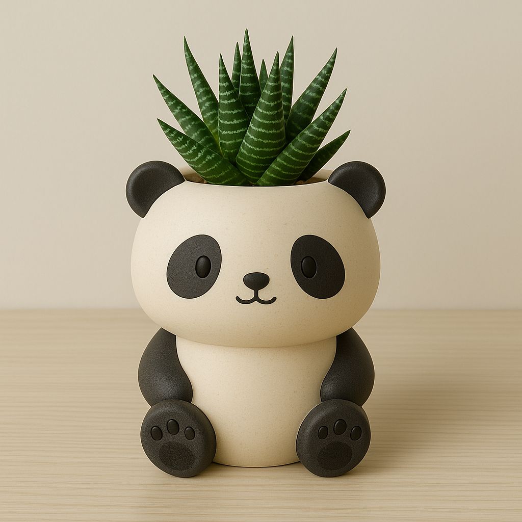 گلدان فانتزی و عروسکی طرح حیوانات