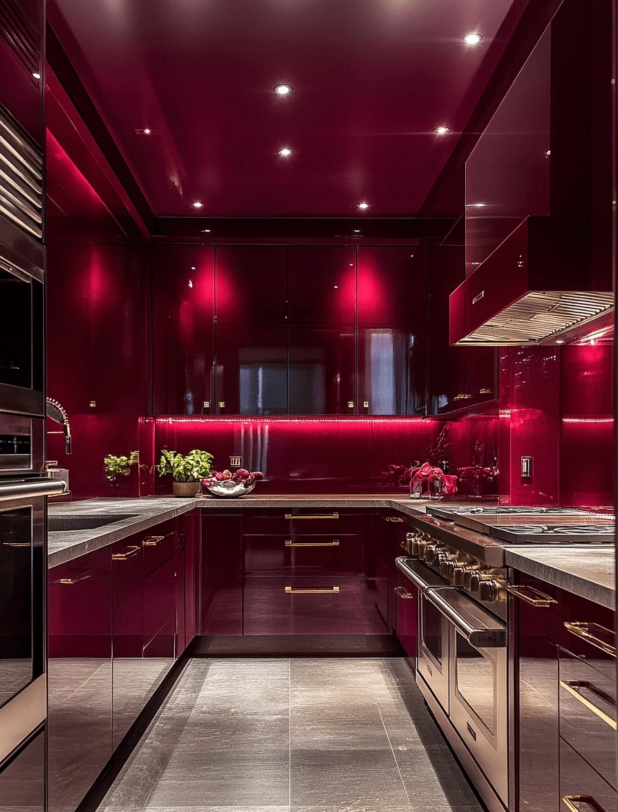 کابینت بورگاندی