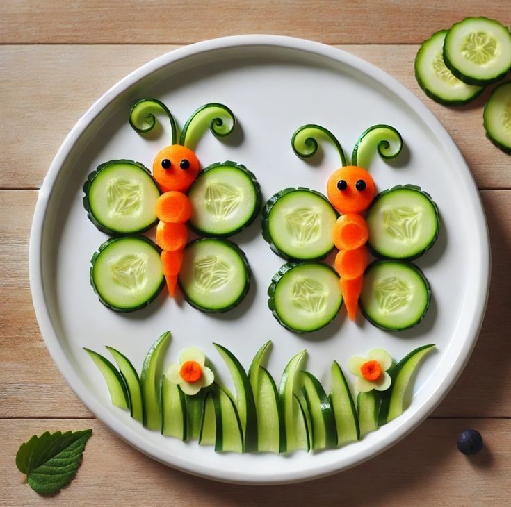 چیدمان و تزیین مخلفات کنار غذا