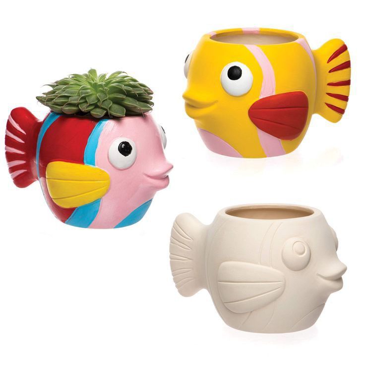 گلدان فانتزی و عروسکی طرح حیوانات