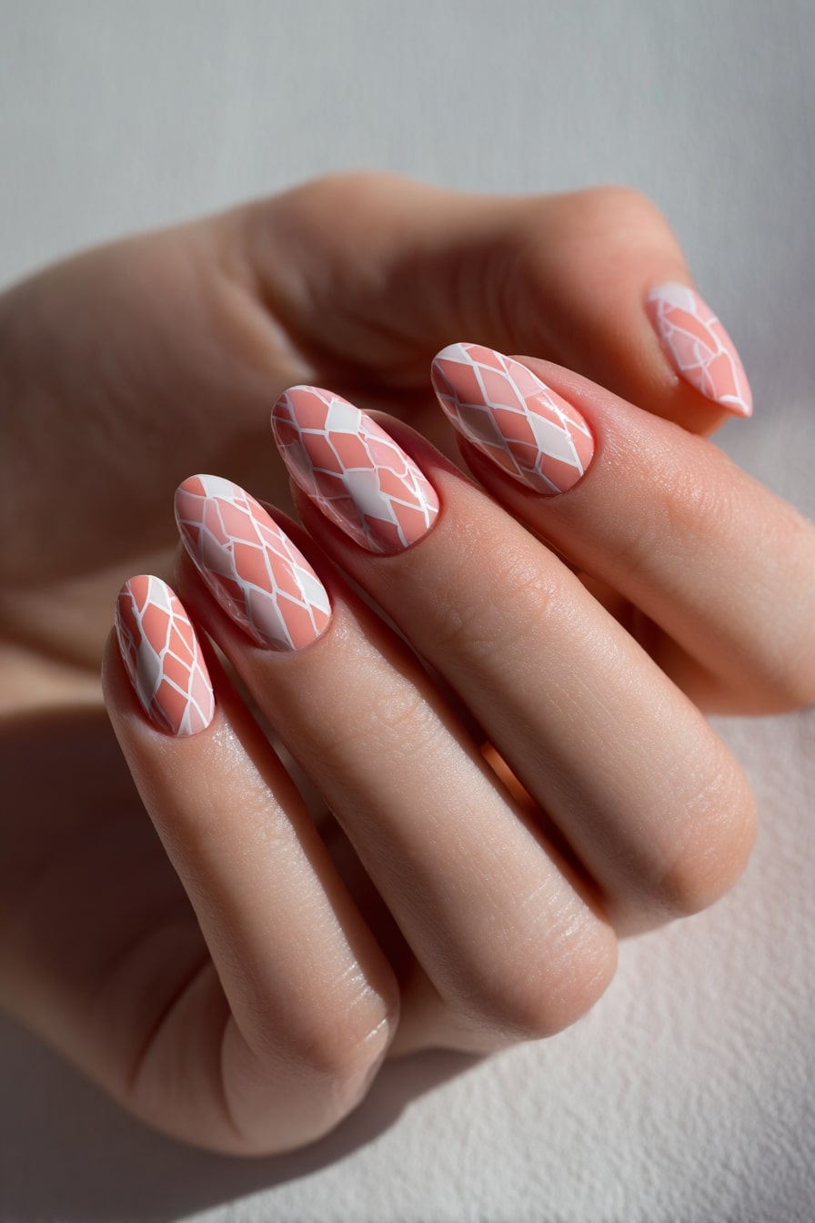 لاک ناخن هلویی