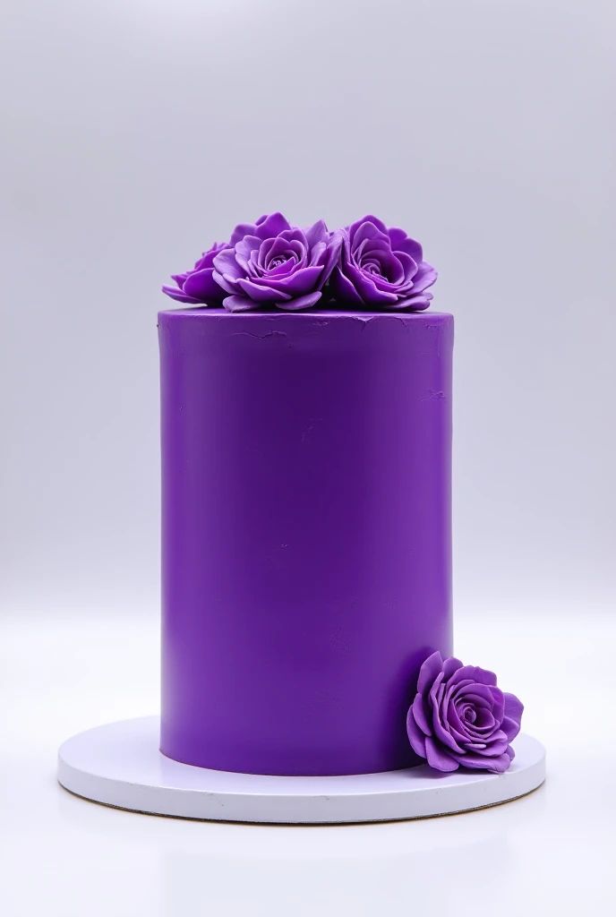 کیک تولد بنفش