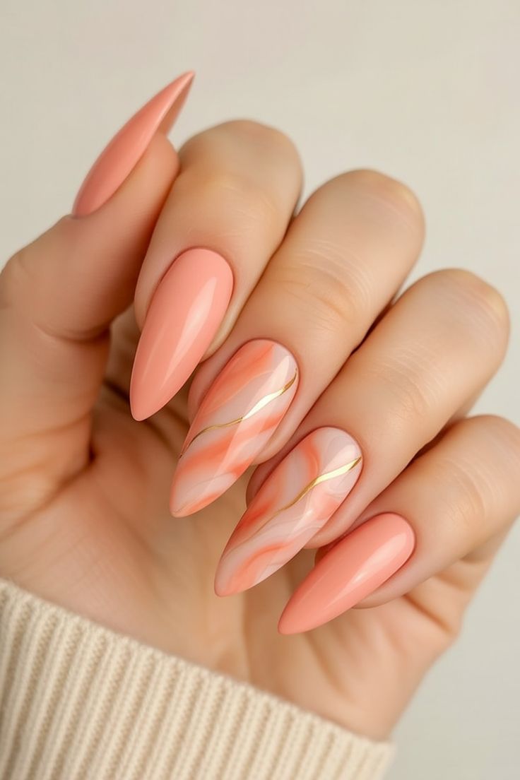 لاک ناخن هلویی