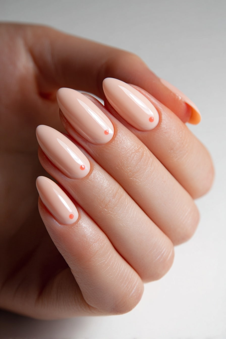 لاک ناخن هلویی