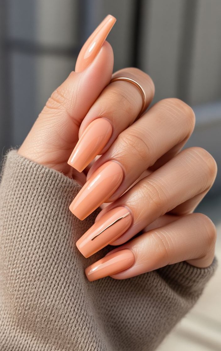 لاک ناخن هلویی