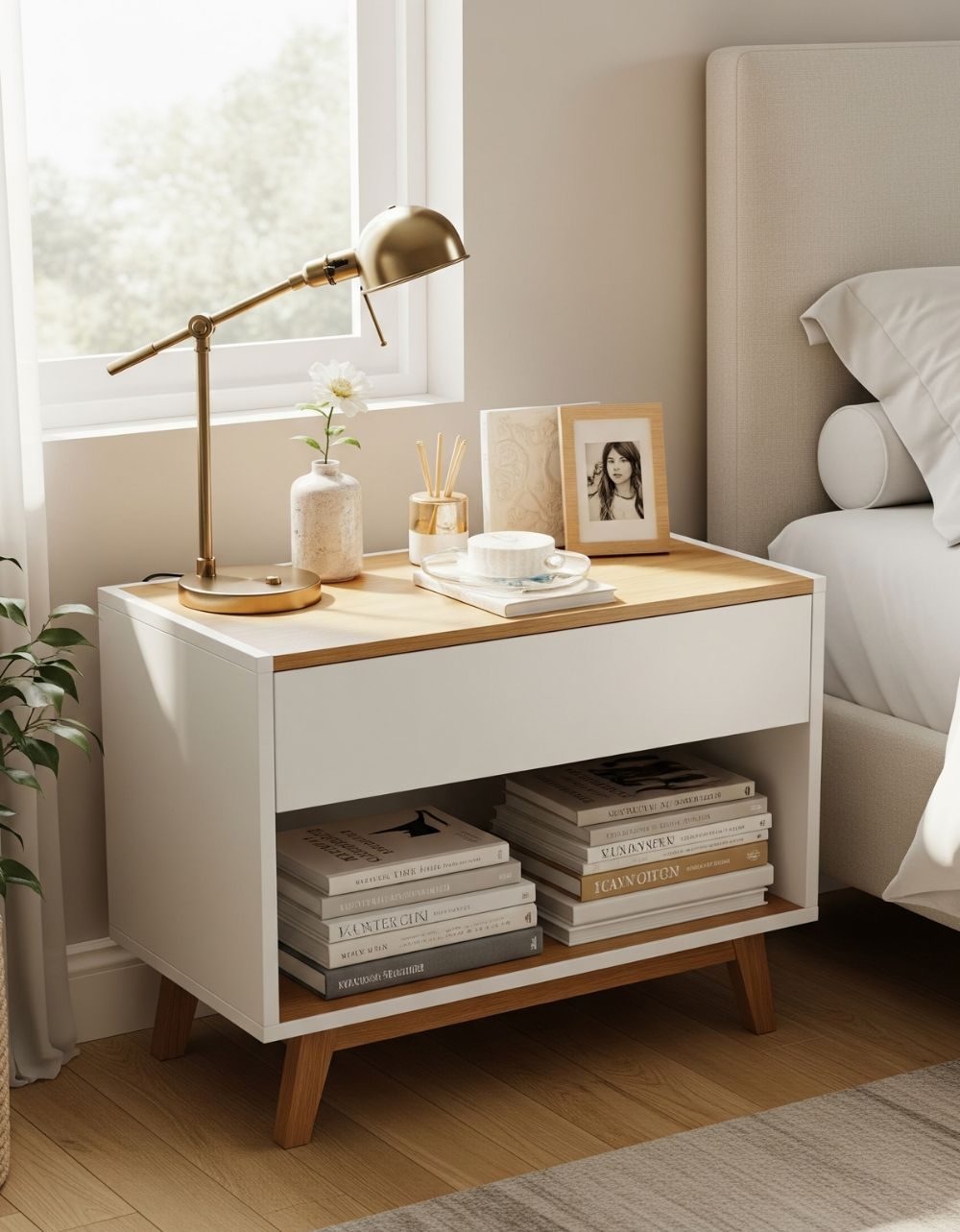 میز کنار تخت