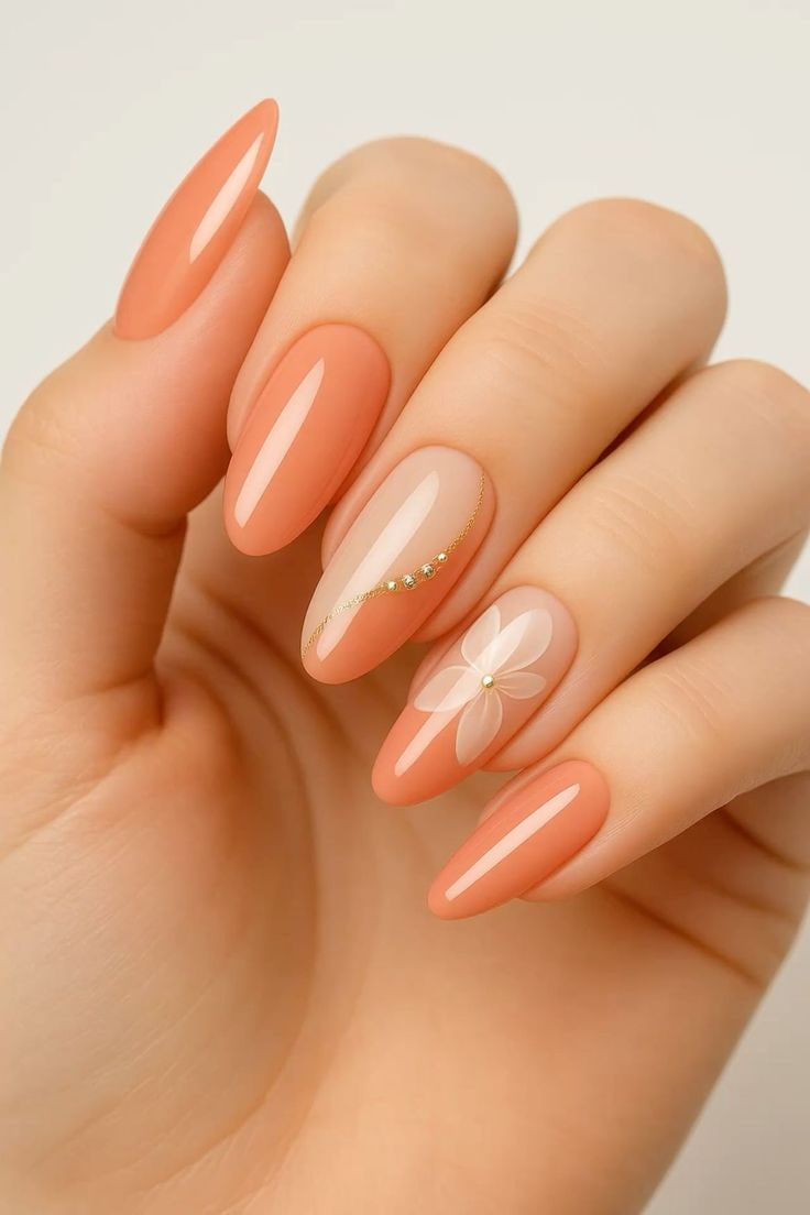 لاک ناخن هلویی