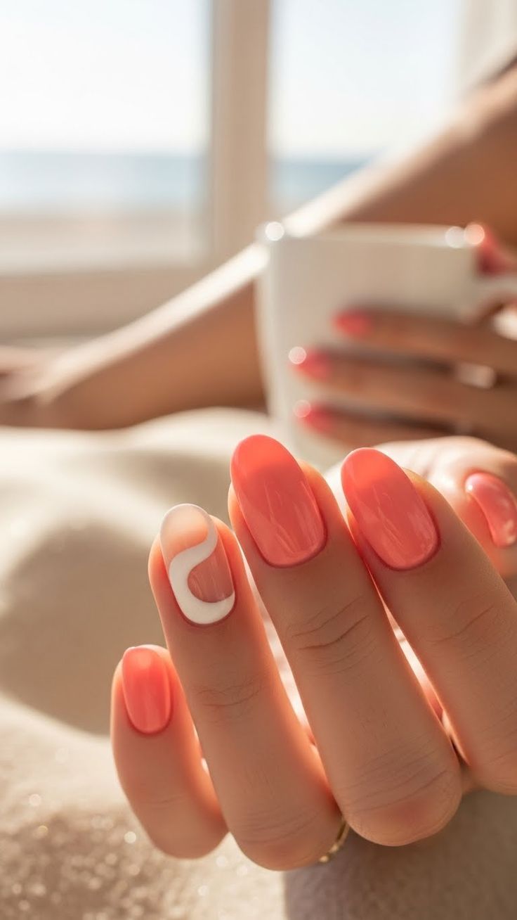 لاک ناخن هلویی