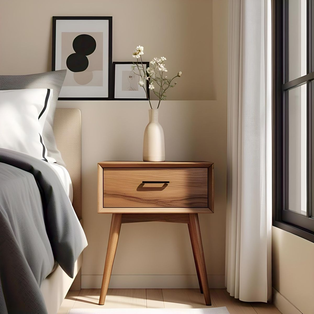 میز کنار تخت