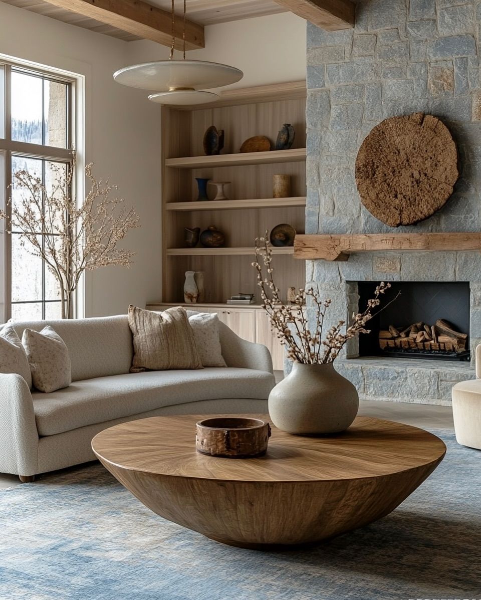 میز جلو مبلی گرد