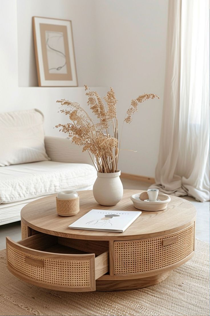 میز جلو مبلی گرد