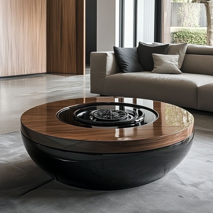 میز جلو مبلی گرد