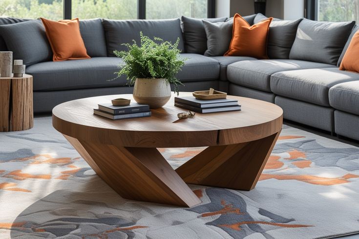 میز جلو مبلی گرد